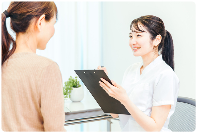 女性医師や女性スタッフ